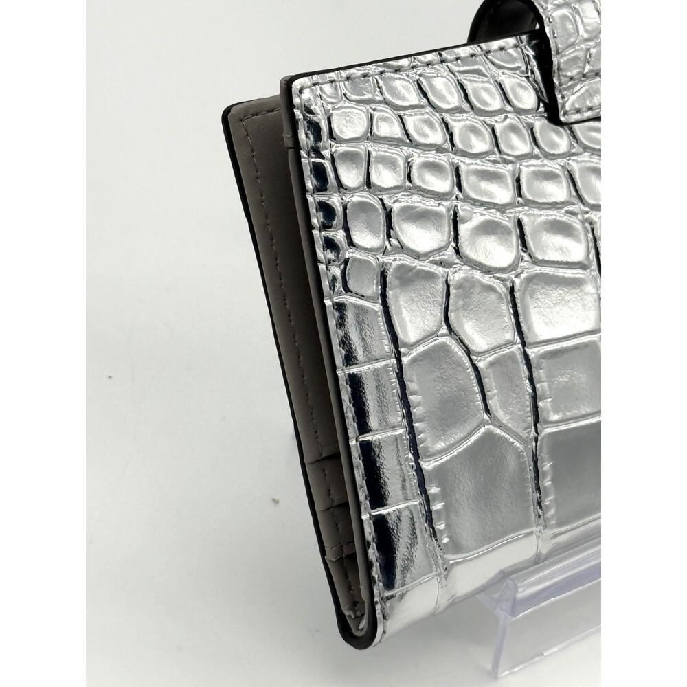 Retail $128 Michael Kors Empire Crocodile Embossed Leather Passport Wallet*NWT - Picture 4 of 7